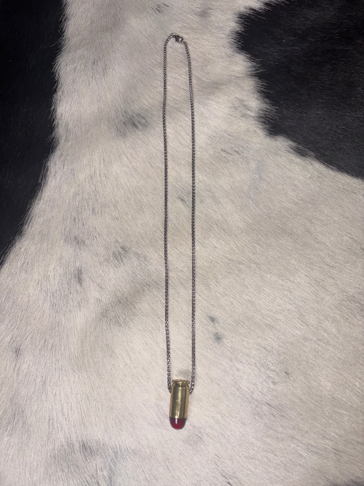 “JOAN” 9mm bullet necklace