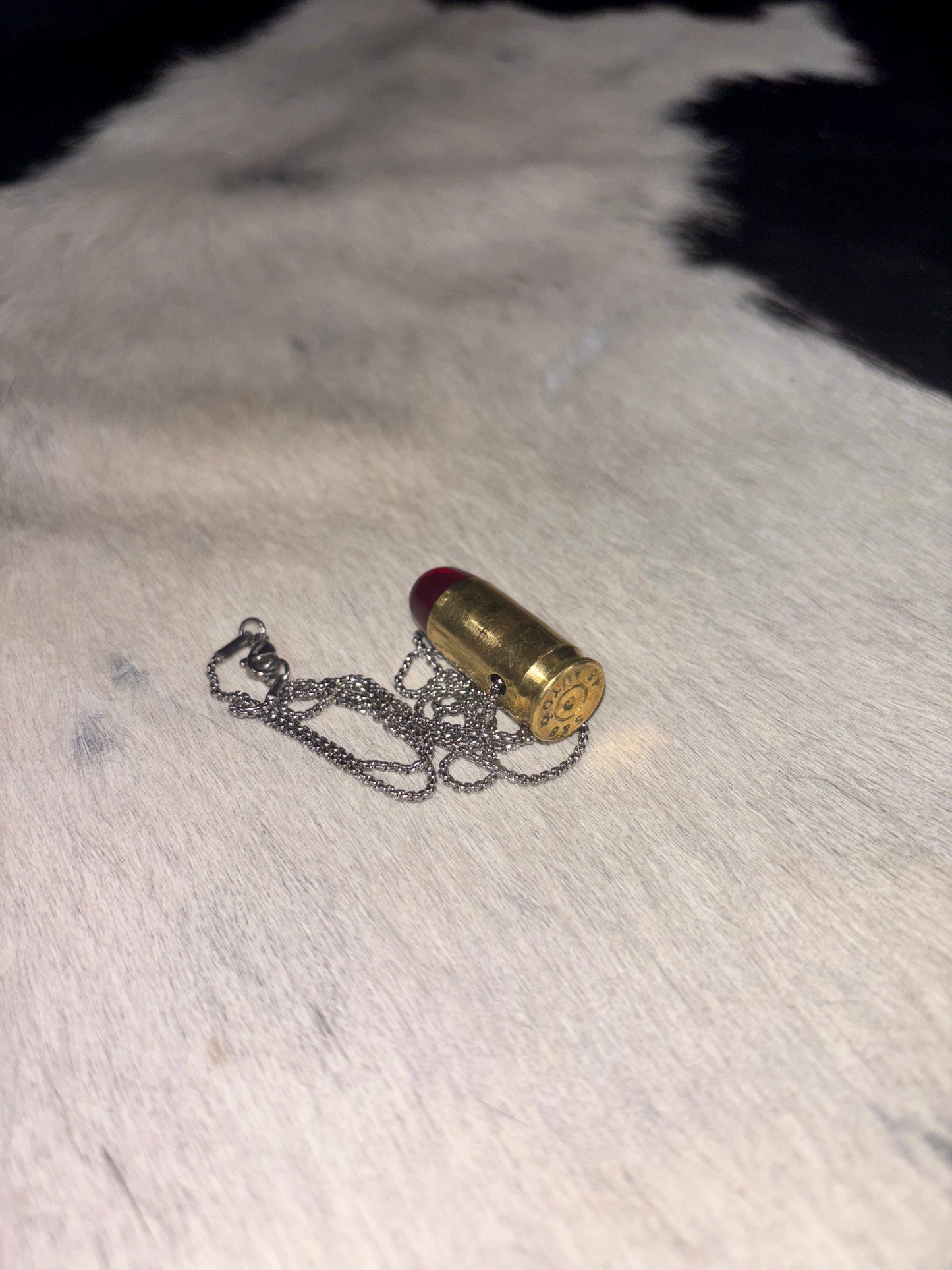 “JOAN” 9mm bullet necklace