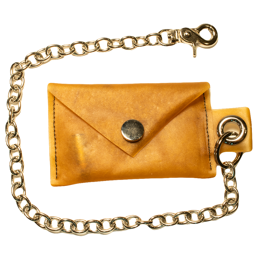 “CHARTIER” Leather Chain Wallet (XXX) (Transparent Horse Leather) Limited-Edition: Made to Order