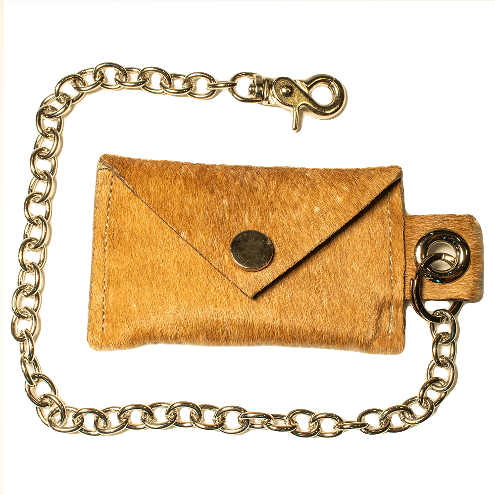 “CHARTIER” Leather Chain Wallet (Chewbacca)